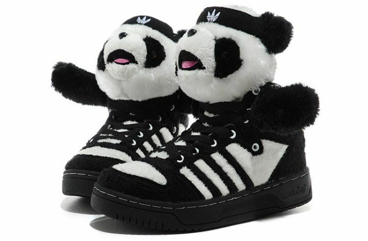 JEREMY SCOTT ADIDAS ORIGINALS PANDA BEAR TRAINER SNEAKER UK 7 US 7.5 EU  40.5 NEW | eBay